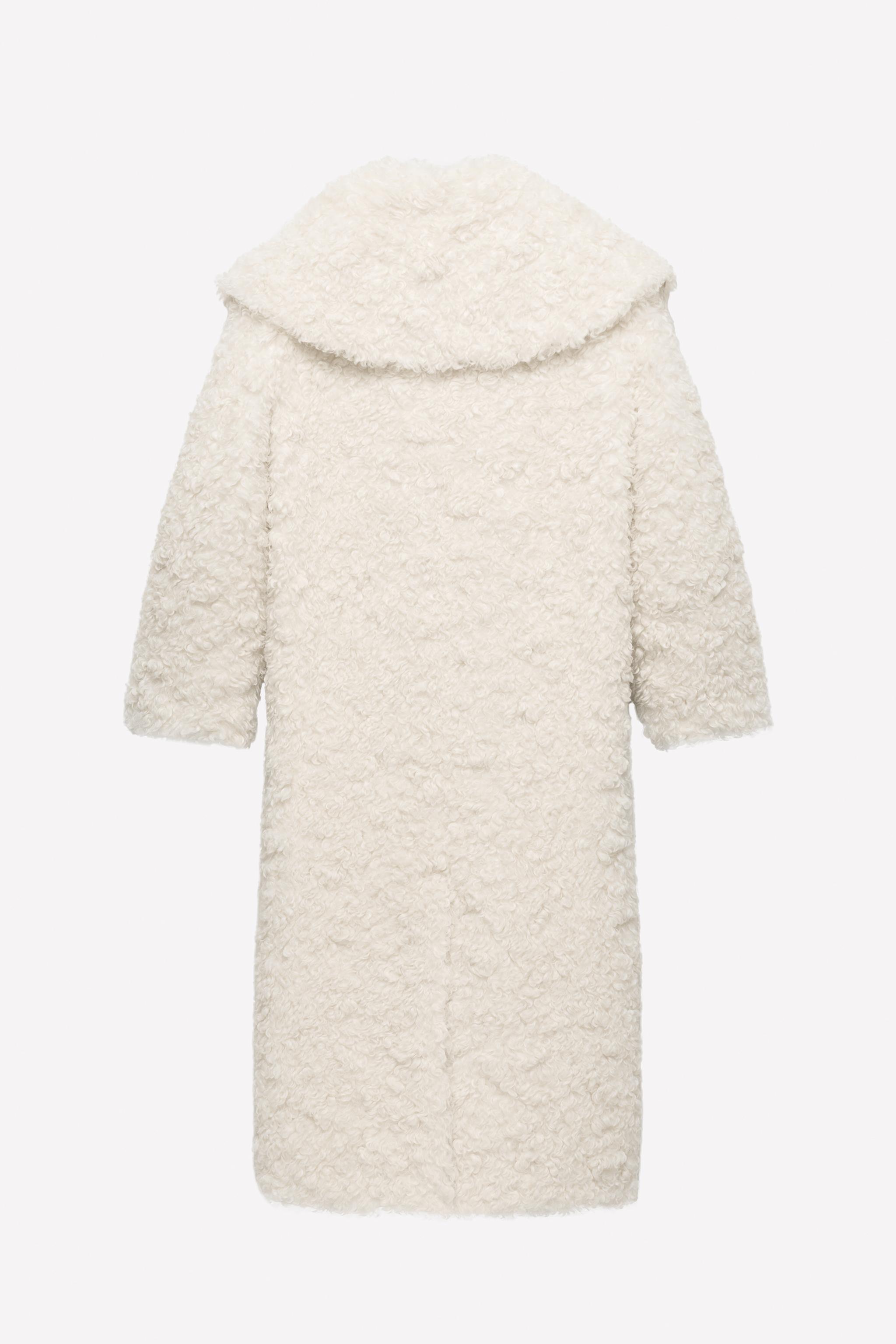 LUDOVIC DE SAINT SERNIN x ZARA FLEECE COAT